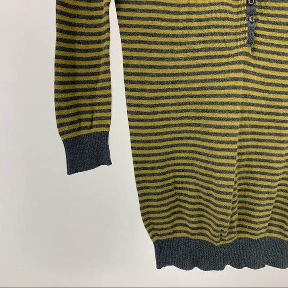 WALLACE J Crew Striped High tide Henley # 42521 - Picture 3 of 8